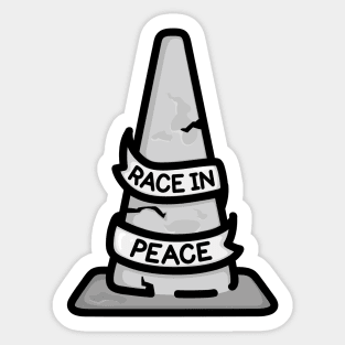 RIP cone Sticker